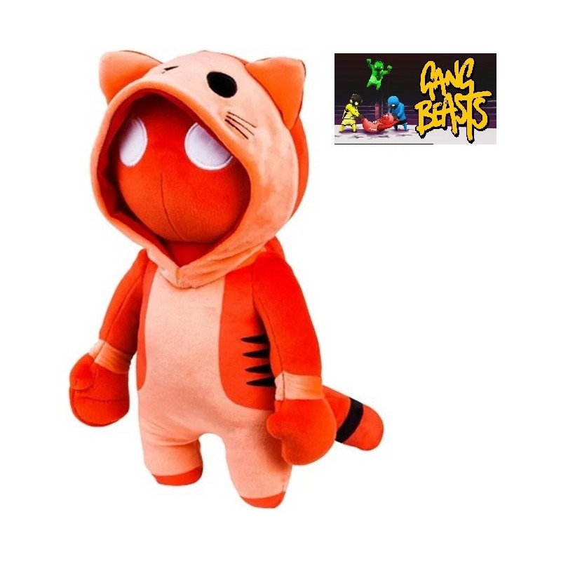 PELUCHE GANG BEASTS STETCHY ROSSO KIGU 25CM