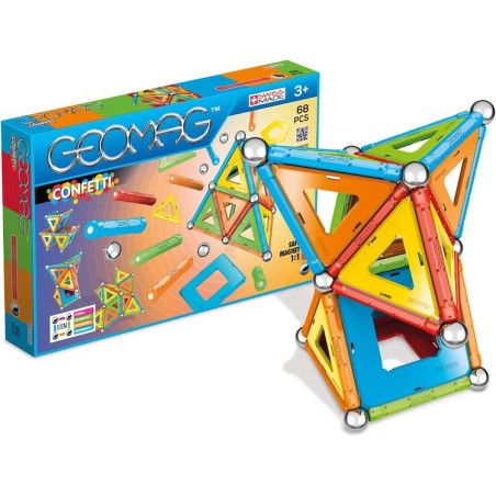 GEOMAG - GIOCO DI COSTRUZIONE SET DA 68 BASTONCINI MAGNETICI