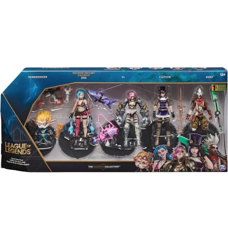 LEAGUE OF LEGENDS DUAL CITIES PACK FIGURE 5 PERSONAGGI