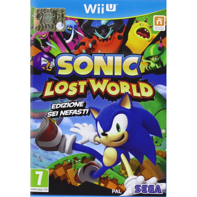 SONIC LOST WORLD EDIZIONE SEI NEFASTI PER NINTENDO WII U USATO