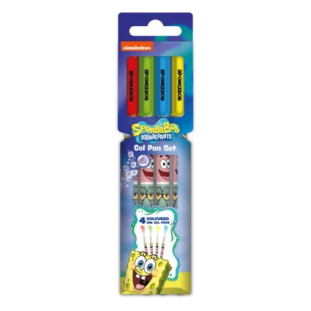 SPONGEBOB PENNE A GEL 4 COLORI